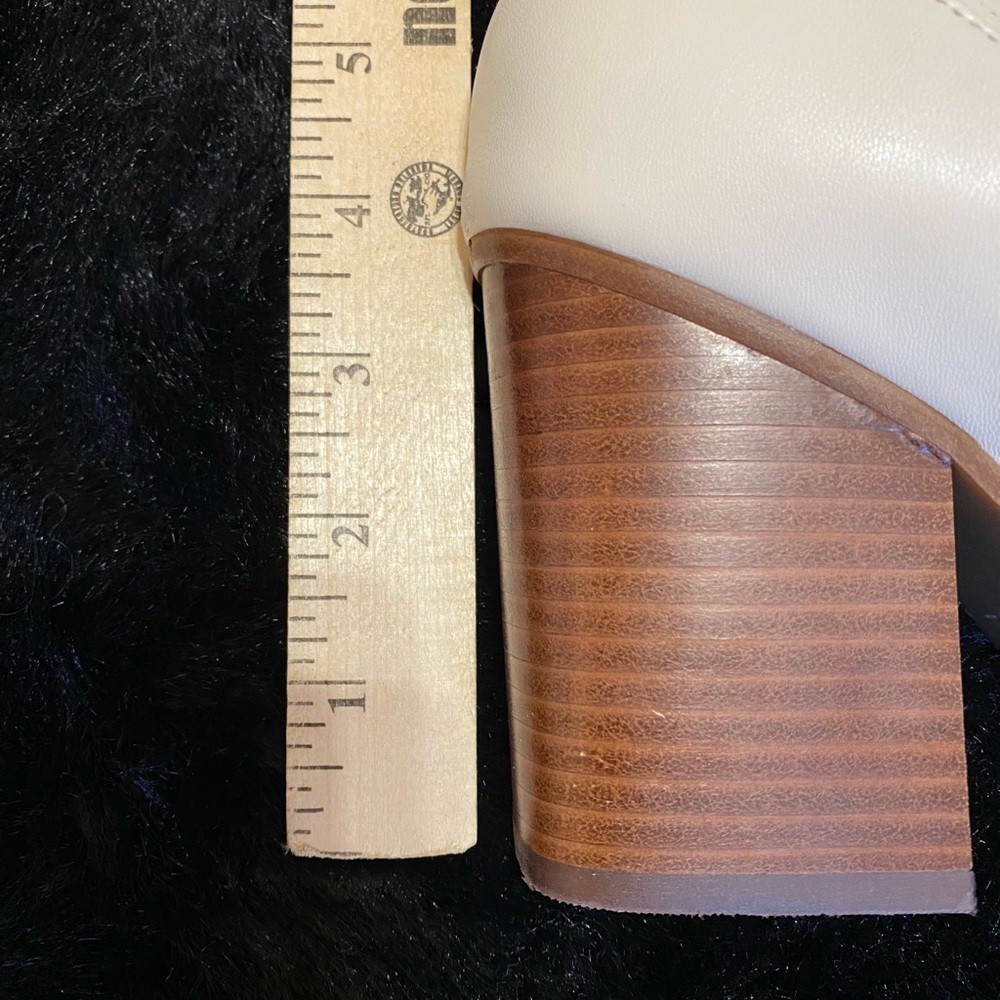 Marc Fisher Meyana Slouch Heeled Over the Knee Boots, Ivory, Size 9, EUC, - Picture 7 of 10